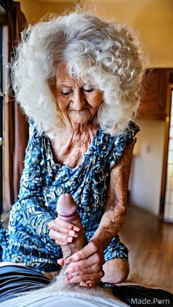 Woman indoors long hair blonde 90 wild afro caucasian AI porn - made.porn on pornintellect.com