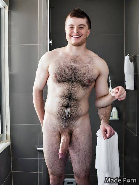 Gay standing veiny dick nude straight hair big balls brunette AI porn - made.porn on pornintellect.com