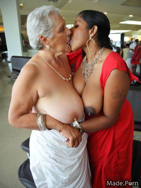 Airport fully clothed traditional indian 90 huge boobs lesbian AI porn - made.porn - India on pornintellect.com