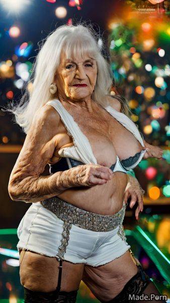 Saggy tits woman long hair slutty club caucasian white hair AI porn - made.porn on pornintellect.com