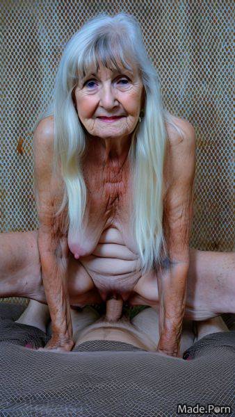 Nude 90 looking at viewer white hair slutty pov photo AI porn - made.porn on pornintellect.com