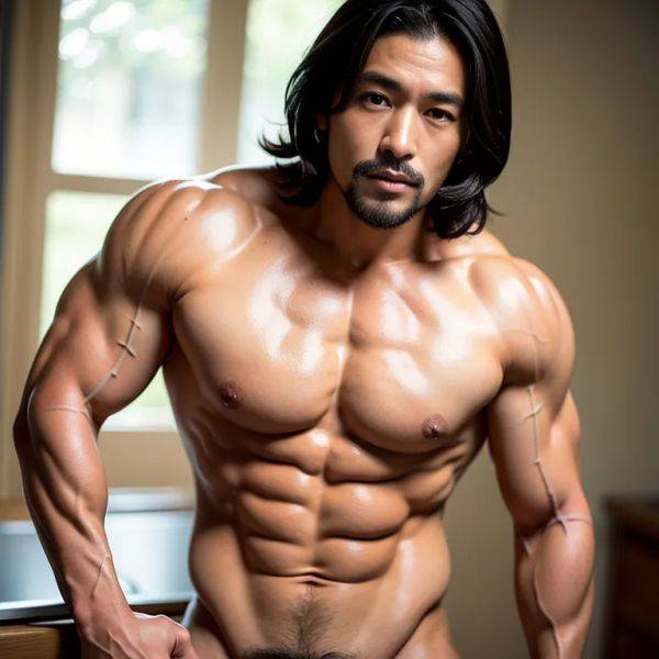 , japanese,manly man,twenties,(RAW photo, best quality, masterpiece:1.1), (realistic, photo-realistic:1.2), ultra-detailed, ultra high res, physically-based rendering,(adult:1.5) - pornmake.ai - Japan on pornintellect.com