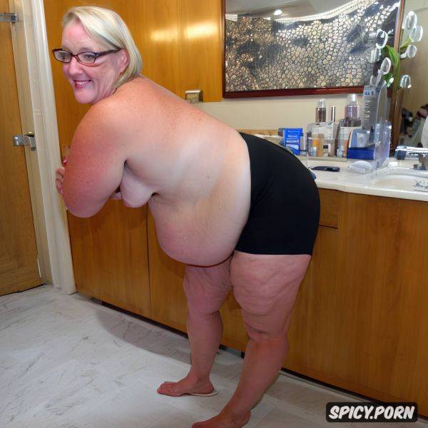 Loose saggy skin, front view, hotel room absolutely no deformities or extra limbs - spicy.porn - Britain on pornintellect.com