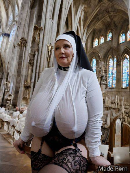 Woman church hairy flashing tits ssbbw gigantic boobs big hips AI porn - made.porn on pornintellect.com