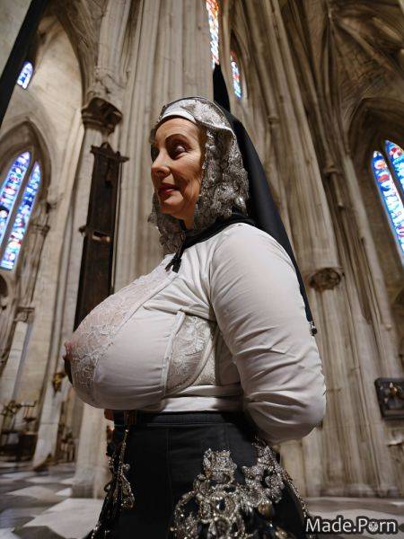 70 thick thighs gigantic boobs woman hairy nun church AI porn - made.porn on pornintellect.com