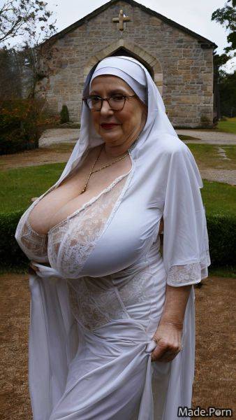 Big hips nun made woman gigantic boobs hairy flashing tits AI porn - made.porn on pornintellect.com