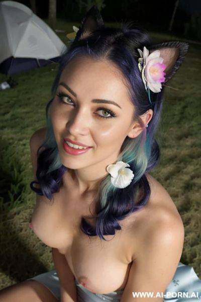 Huge tits cumshot begging for more with cat ears - ai-porn.ai on pornintellect.com