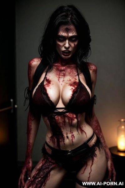 Sexy, female zombie - ai-porn.ai on pornintellect.com