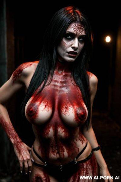 Sexy, female zombie - ai-porn.ai on pornintellect.com