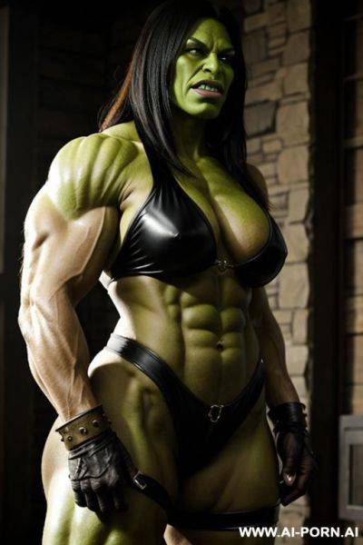 Muscular orc rirl - ai-porn.ai on pornintellect.com