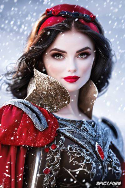 Ultra realistic, warrior snow white disney s snow white beautiful face wearing armor young masterpiece - spicy.porn on pornintellect.com