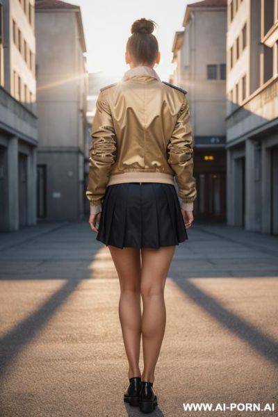 Pretty above-average-h brunette, tall and body, short and hair, roundest face and usually looked serious, - ai-porn.ai on pornintellect.com