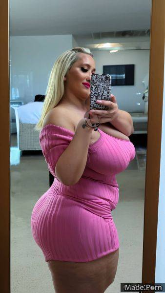 Profile shot slutty thick perfect boobs dress pink vivid AI porn - made.porn on pornintellect.com