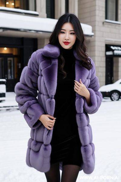 Fluffy fur coat - ai-porn.ai on pornintellect.com