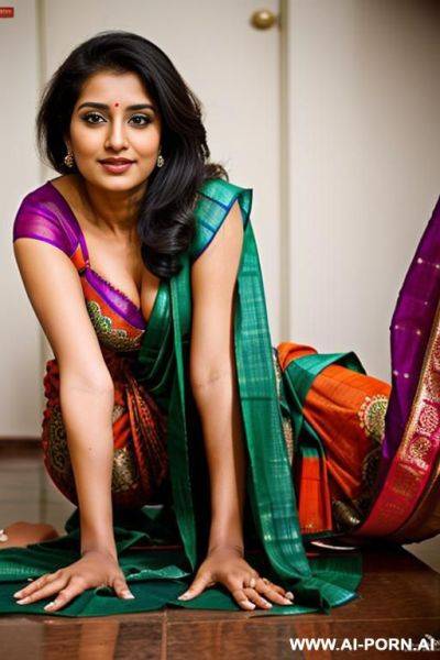 Make a woman fuck in gy style in saree - ai-porn.ai on pornintellect.com