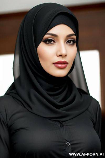 Black hijab - ai-porn.ai on pornintellect.com