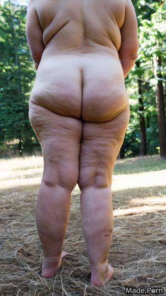Barefoot hairy nude woman perfect body big hips photo AI porn - made.porn on pornintellect.com