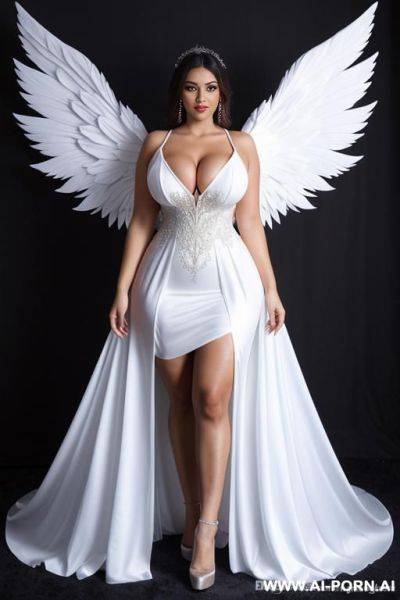 Huge breasts in weding dress - ai-porn.ai on pornintellect.com