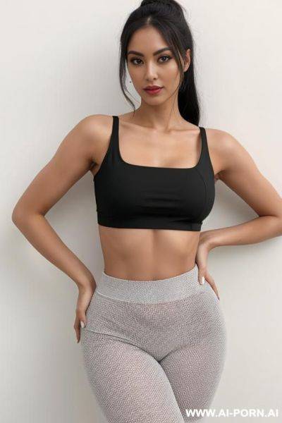 Women standing croptop - ai-porn.ai on pornintellect.com