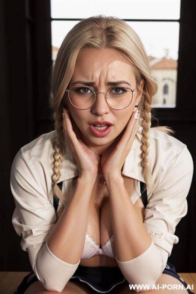 (thick rimmed glasses) - ai-porn.ai on pornintellect.com