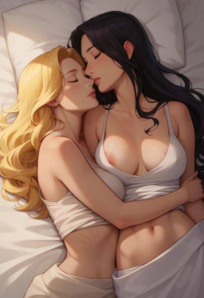 2 Girls Cuddling - xgroovy.com on pornintellect.com