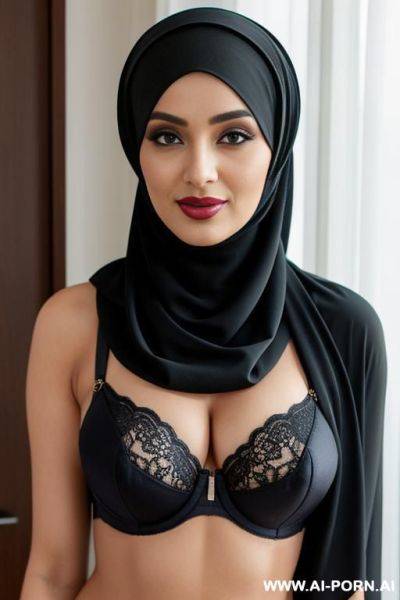 Hijabi mu in her bombshell bra - ai-porn.ai on pornintellect.com