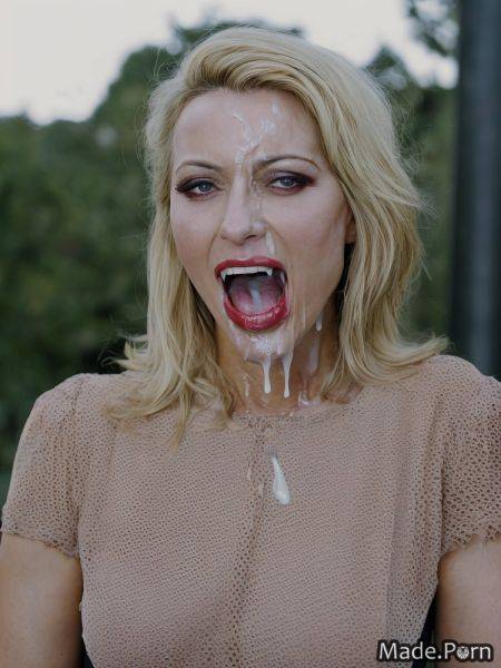 Wife profile shot bukkake open mouth 50 woman cuckold AI porn - made.porn on pornintellect.com