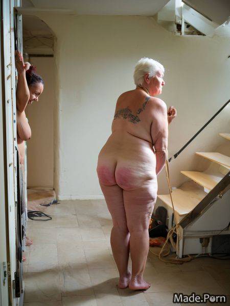 Ashamed dark basement standing bare shoulders photo bbw AI porn - made.porn on pornintellect.com