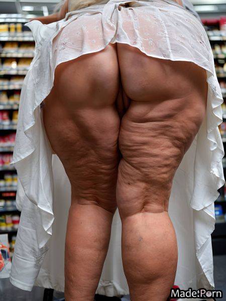 Pussy juice from behind looking back busty sideview back view grocery store AI porn - made.porn on pornintellect.com