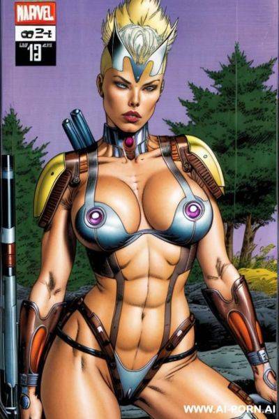 (((liefeld comics))), super hero, nude - ai-porn.ai on pornintellect.com