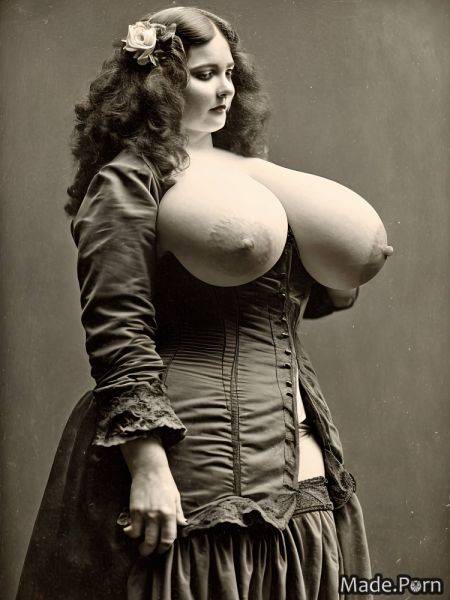 Victorian woman bottomless fat saggy tits big hips nipples AI porn - made.porn on pornintellect.com