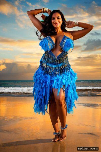 45 yo beautiful tahitian dancer, intricate beautiful dancing costume - spicy.porn on pornintellect.com