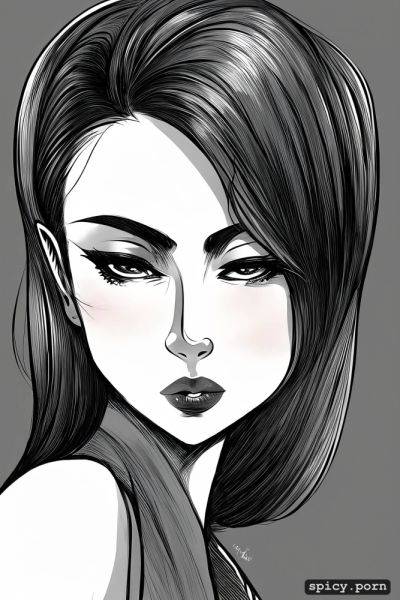 Thai girl, intricate line drawings, portrait, pen and ink, trending on artstation - spicy.porn - Thailand on pornintellect.com