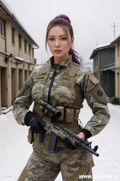 Half-japanese and half-korean and 1cm tall. her figure is absolutely perfect - a narrow waist that contrasts beautifully with her generous 3dd, perky, round, natural, big breasts and her perfect, - ai-porn.ai - Japan - North Korea on pornintellect.com