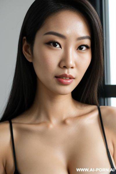 Asian woman, ((detailed face)), in a penthouse - ai-porn.ai on pornintellect.com