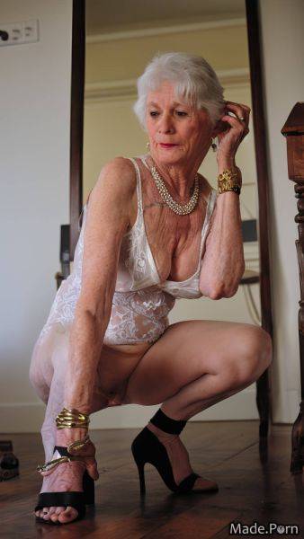 Angry bracelet earrings spreading pussy lips short close up squatting AI porn - made.porn on pornintellect.com
