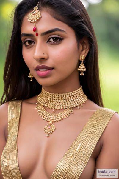 Indian girl with gold jewels and neck belt - imake.porn - India on pornintellect.com