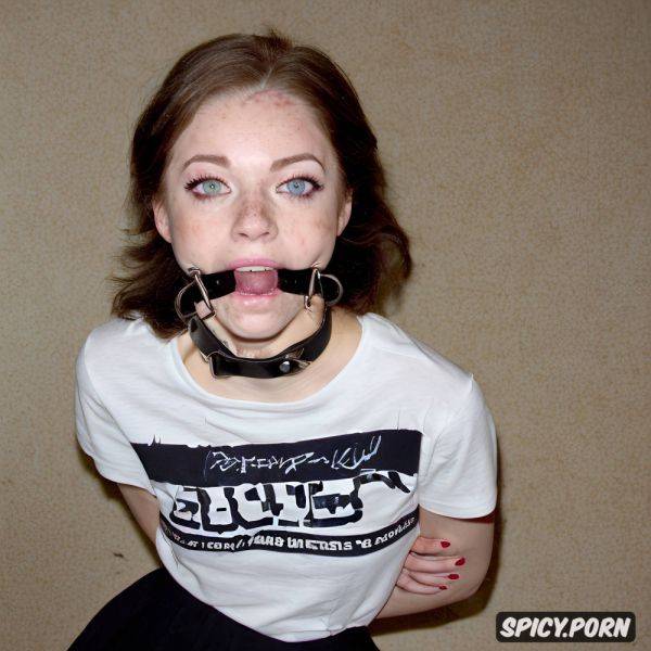 18 years old, restrained, white freckled female, big eyes1 2 - spicy.porn on pornintellect.com