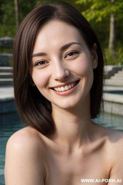 Three women bag together in a hot spring - ai-porn.ai - county Hot Spring on pornintellect.com