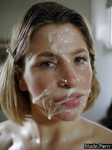 Facial looking at viewer bondage woman 20 ball gag ashamed AI porn - made.porn on pornintellect.com