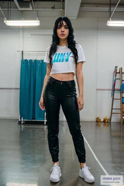 Skinny emo punk lean teen girl in a professional casting studio,... - imake.porn on pornintellect.com