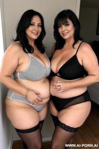 2 chubby mature women - ai-porn.ai on pornintellect.com