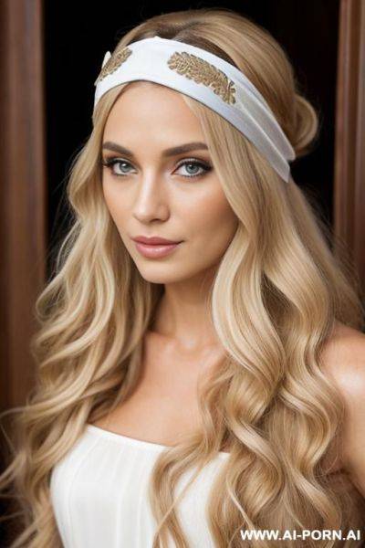 (((headband))) ((long curly hair)) - ai-porn.ai on pornintellect.com