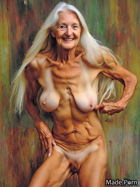 Long hair nipples multicolored hair skinny photo nude tan lines AI porn - made.porn on pornintellect.com