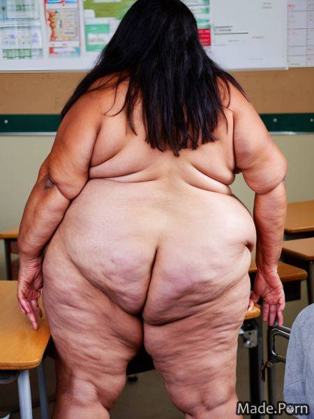 90 shaved black hair saggy tits teacher from behind back view AI porn - made.porn on pornintellect.com
