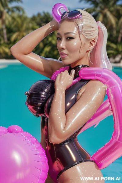 Asian, big tits, cumshot, sucking, sperm, oily tits, spread pussy, naked, nude, submissive - ai-porn.ai on pornintellect.com