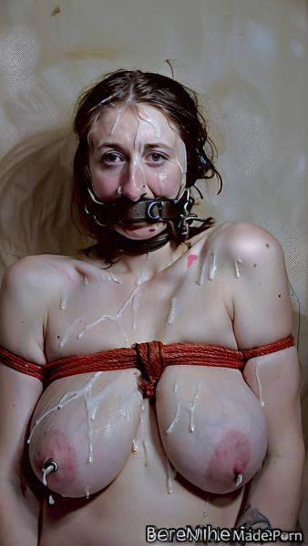 20 facial vintage tattoos cum on tits bondage ashamed AI porn - made.porn on pornintellect.com