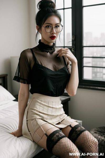 (fishnet stockings) - ai-porn.ai on pornintellect.com