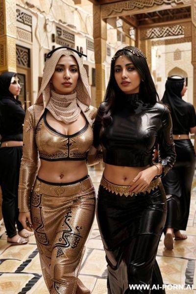 Lesbians in leather doing 6 - ai-porn.ai on pornintellect.com