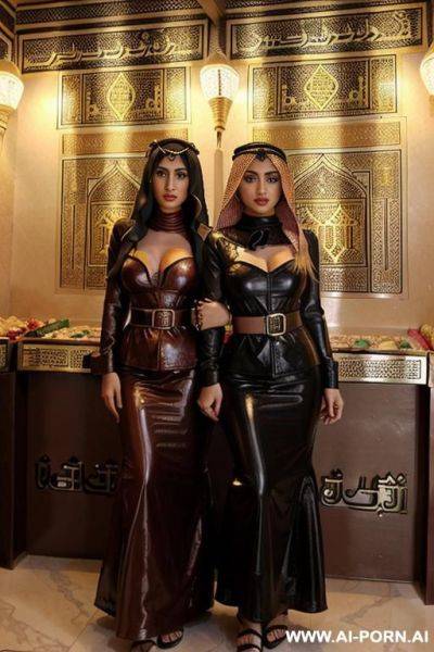 Lesbians in leather tied up - ai-porn.ai on pornintellect.com